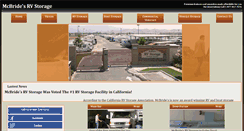Desktop Screenshot of mcbridesrvstorage.com